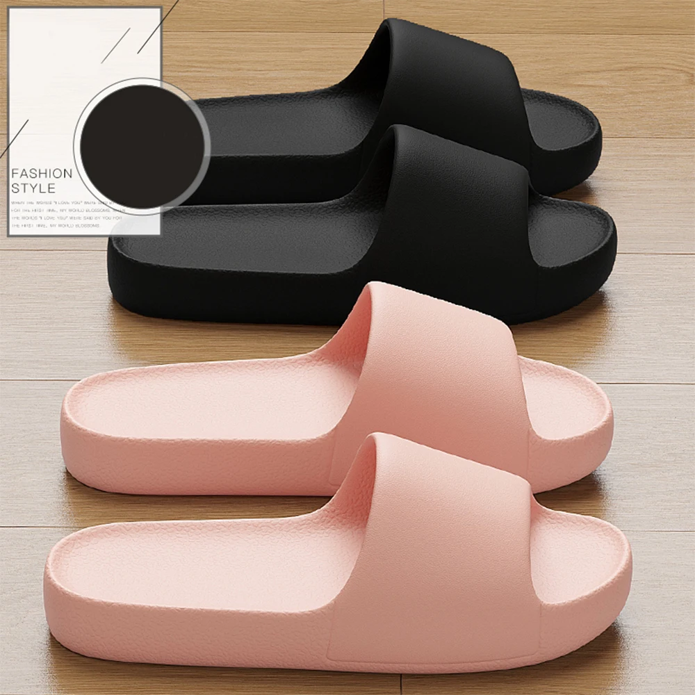 ZHIDA Soft Sole Eva Slippers for Women Lightweight Non Slip Home Slippers Woman Summer Thick Platform Beach Flip Flops image 5