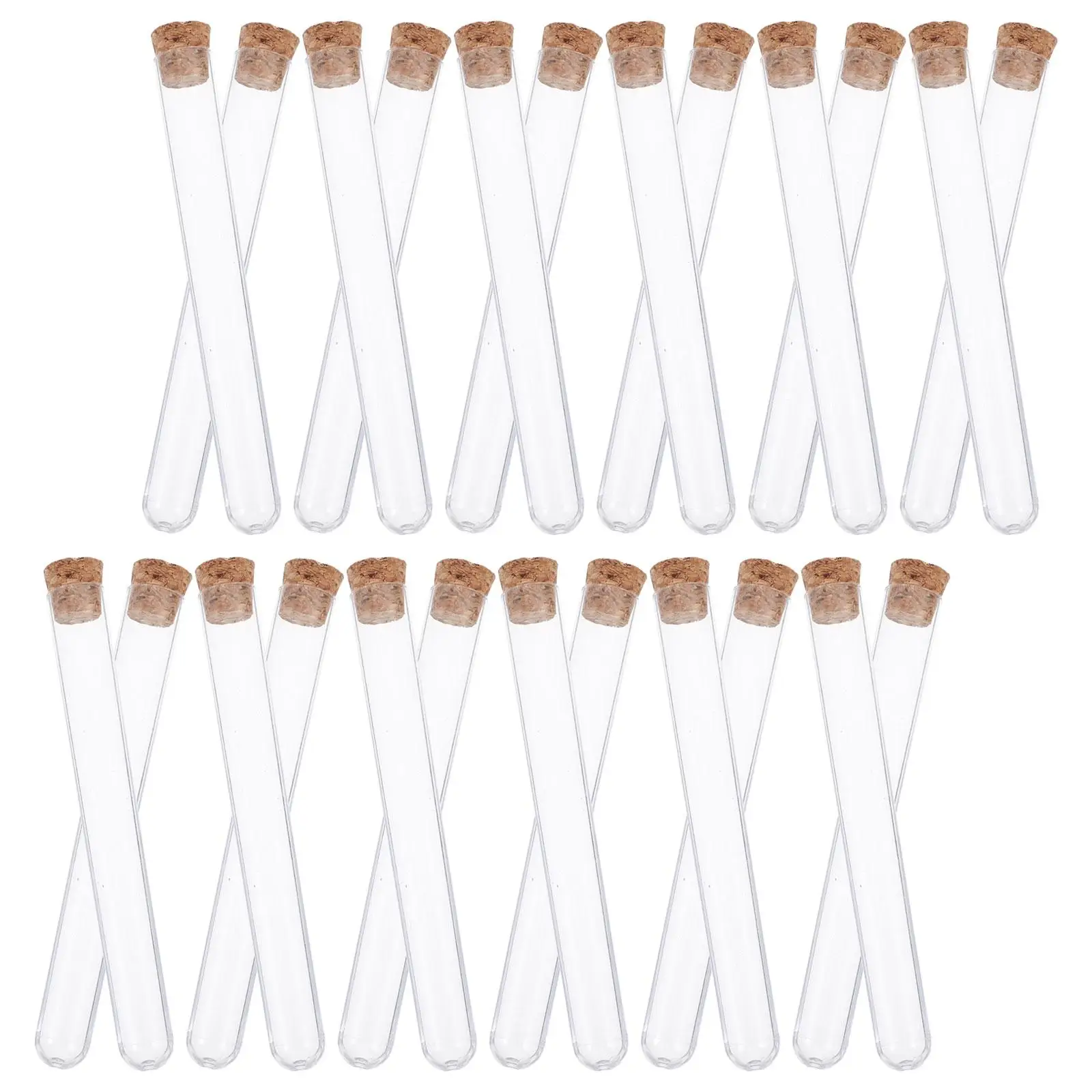 

100 Pcs Test Tube Sample Bottles Tubes Chemistry Experiment Equipment Plant Propagation Container