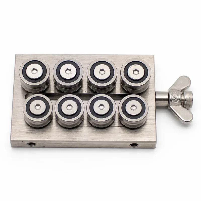 Manual 7 Wheel Wire Straightener Machine for 1-2.5mm Copper Stainless Steel Iron Cable Rod Metal Straightening Tool