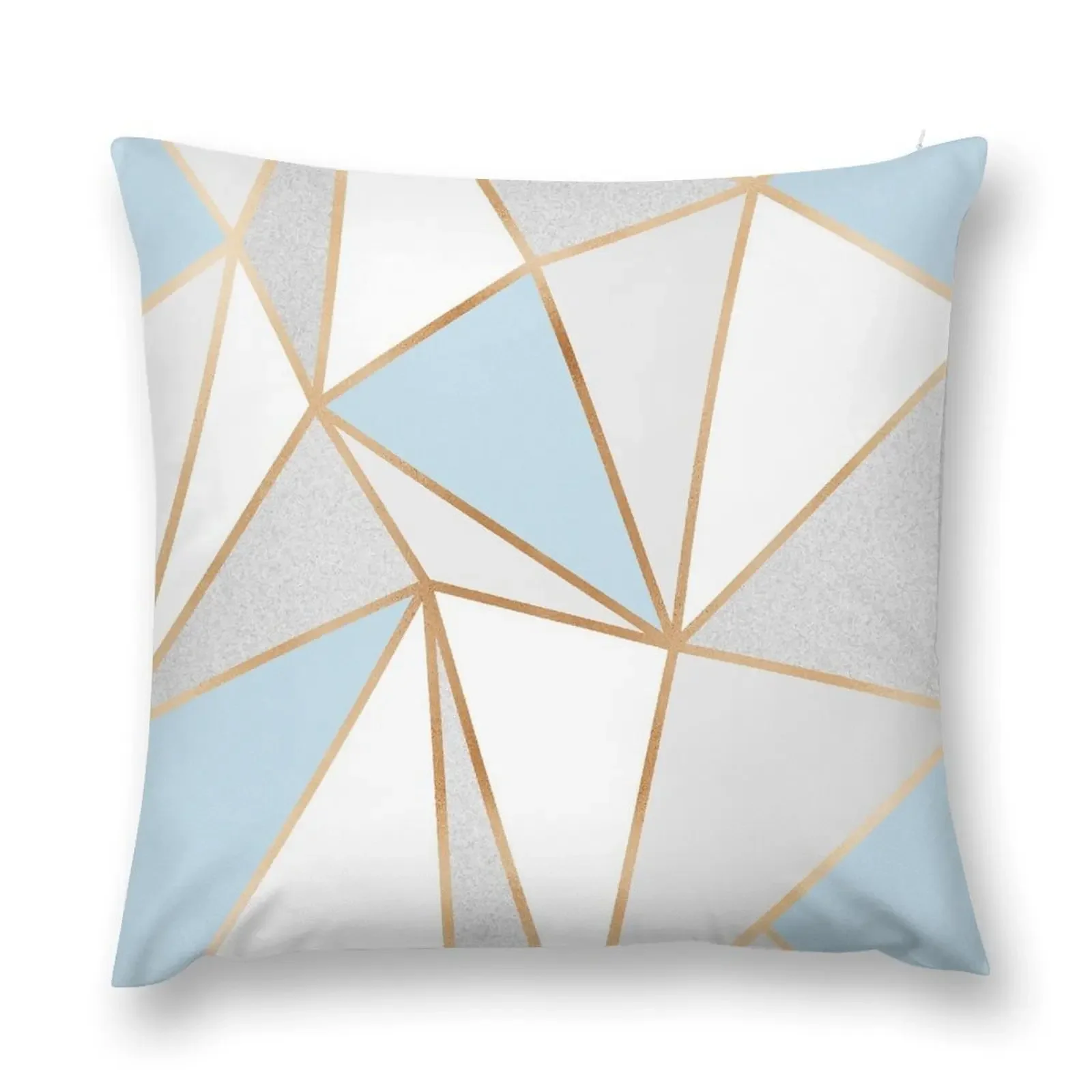 

Blue, Grey & Gold Geo Throw Pillow Cushions Cover Christmas Pillows pillowcases for sofa cushions pillow