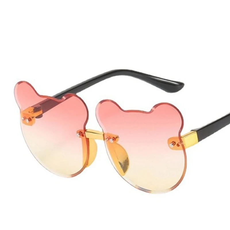 نظارات شمسية واقية من الشمس للأذن القطة للأطفال ، مضادة والأشعة تحت البنفسجية ، عصرية ، رائجة ، جديدة