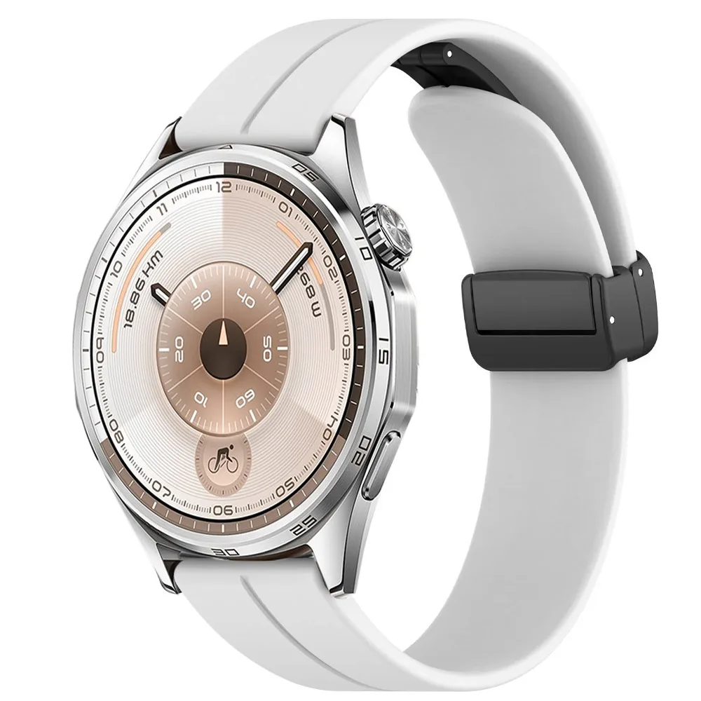 22 مللي متر 20 مللي متر حزام سيليكون لساعة هواوي GT6-GT5-GT4 Pro 46 مللي متر Amazfit Active 2 سوار معصم مغناطيسي لساعة Redmi 5 Lite/Active