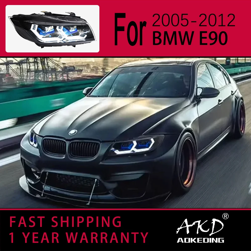 

Car Lights for BMW E90 3 series LED Headlight 2005-2012 318I 320I 325I Head Lamp Drl Projector Lens Automotive