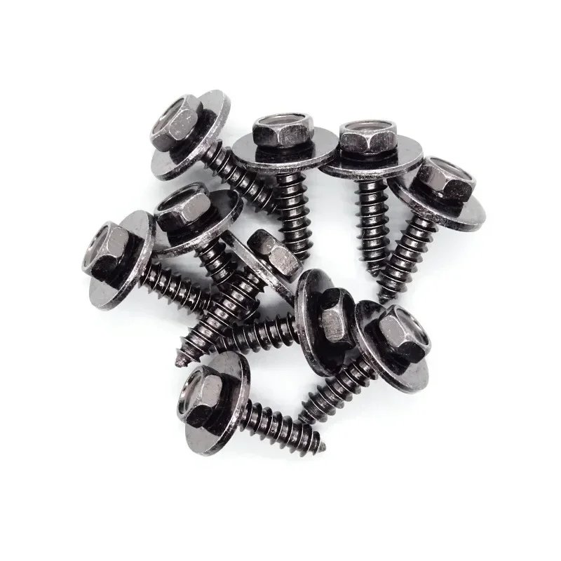 20//30/40Pcs Self Tapping Screws Retainers Car Bumper Underbody Fender Cover Screw Bolt for Car Wheel Arch Screw Fastener Clips