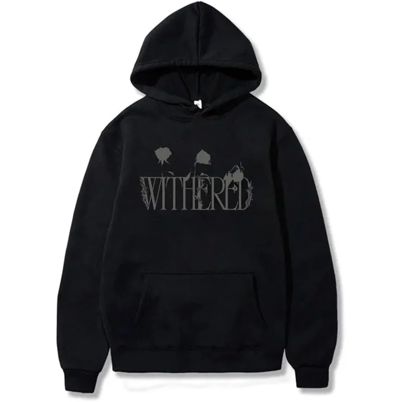 2025 yiyi D4vd Withered Logo Толстовки с капюшоном Tour Merch Пуловеры для женщин и мужчин Модная уличная одежда в стиле хип-хоп Толстовки с длинными рукавами