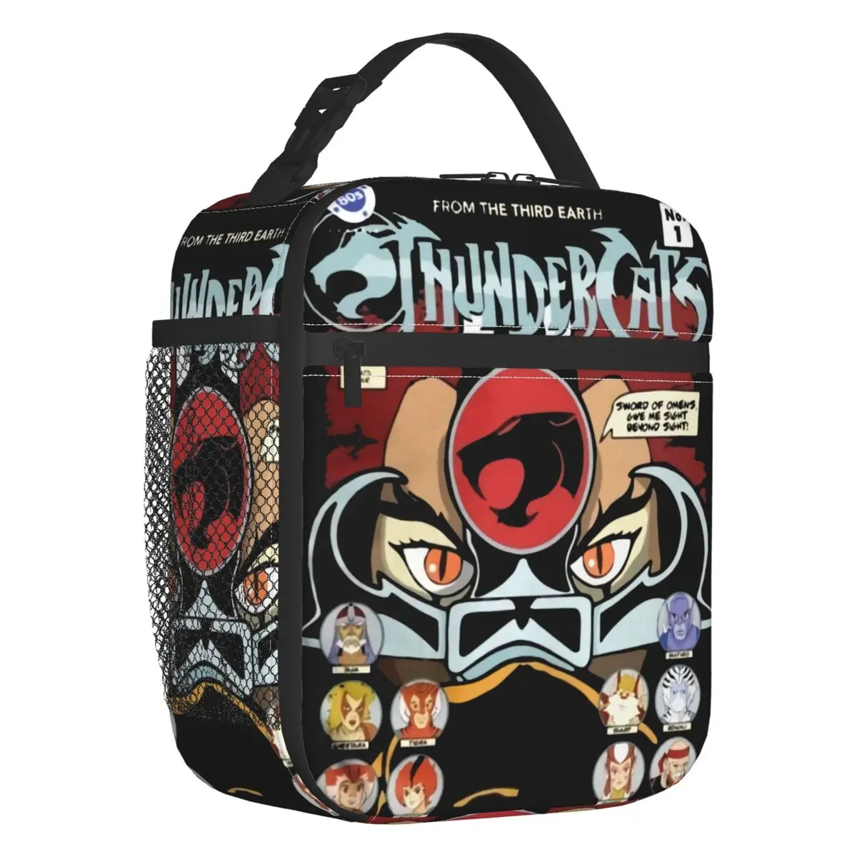 Anime Thundercats Portable Lunch Box Multifunction HiMan Cheetara Thermal Cooler Food Insulated Lunch Bag Kids School Children