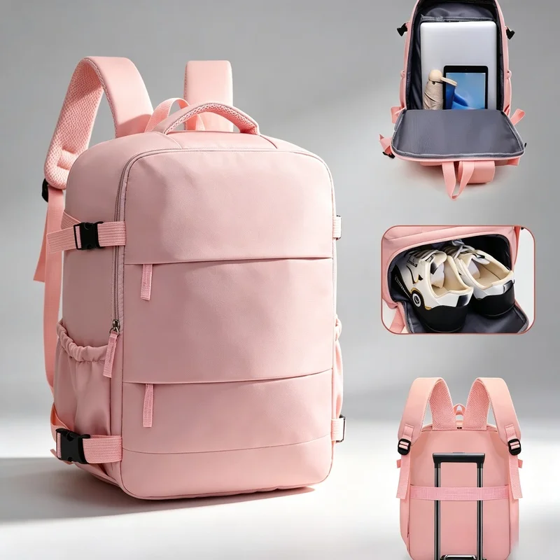 Lightweight Travel Backpack Large‑Capacity Carry‑On Luggage for Budget Airline Weekend Trips