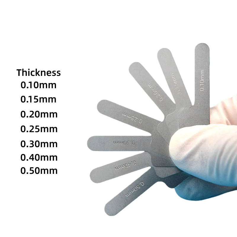 1pc Dental Interproximal Measuring Ruler Portable Lightweight Instrument for Precise Interproximal Reduction Tooth Gap Analysis