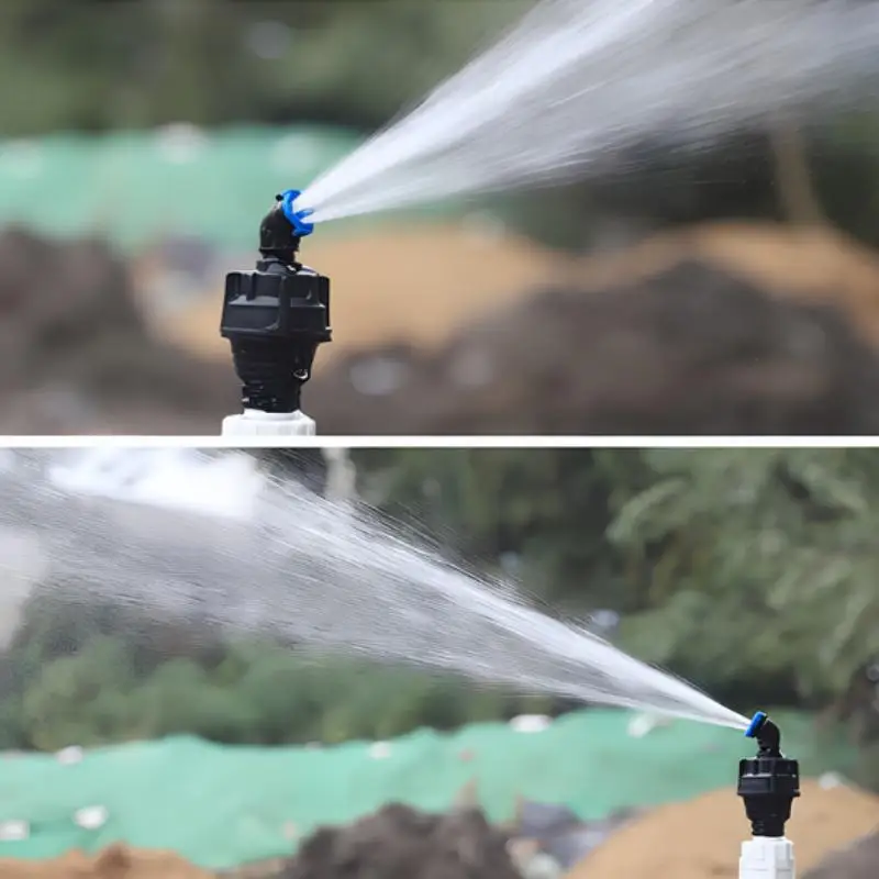 New 1/2" 360Rotating Nozzle Lawn Irrigation Sprinklers Head Large-Area Automatic Garden Orchard Lawn Irrigation Watering Device