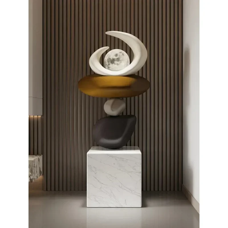 Large Floor Lamp  Living Room Office Decorations Nordic Home Decor Sculptures & Statuette Aesthetic Interior Accessories