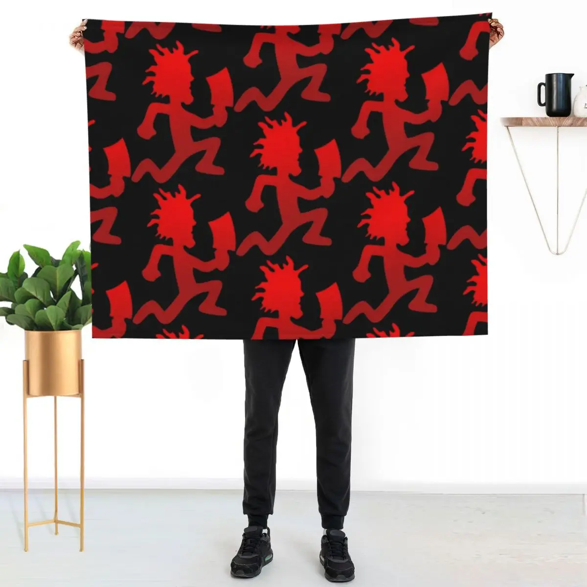 Hatchet man Throw Blanket anime Custom Sofa Hairys warm for winter Sofas Blankets