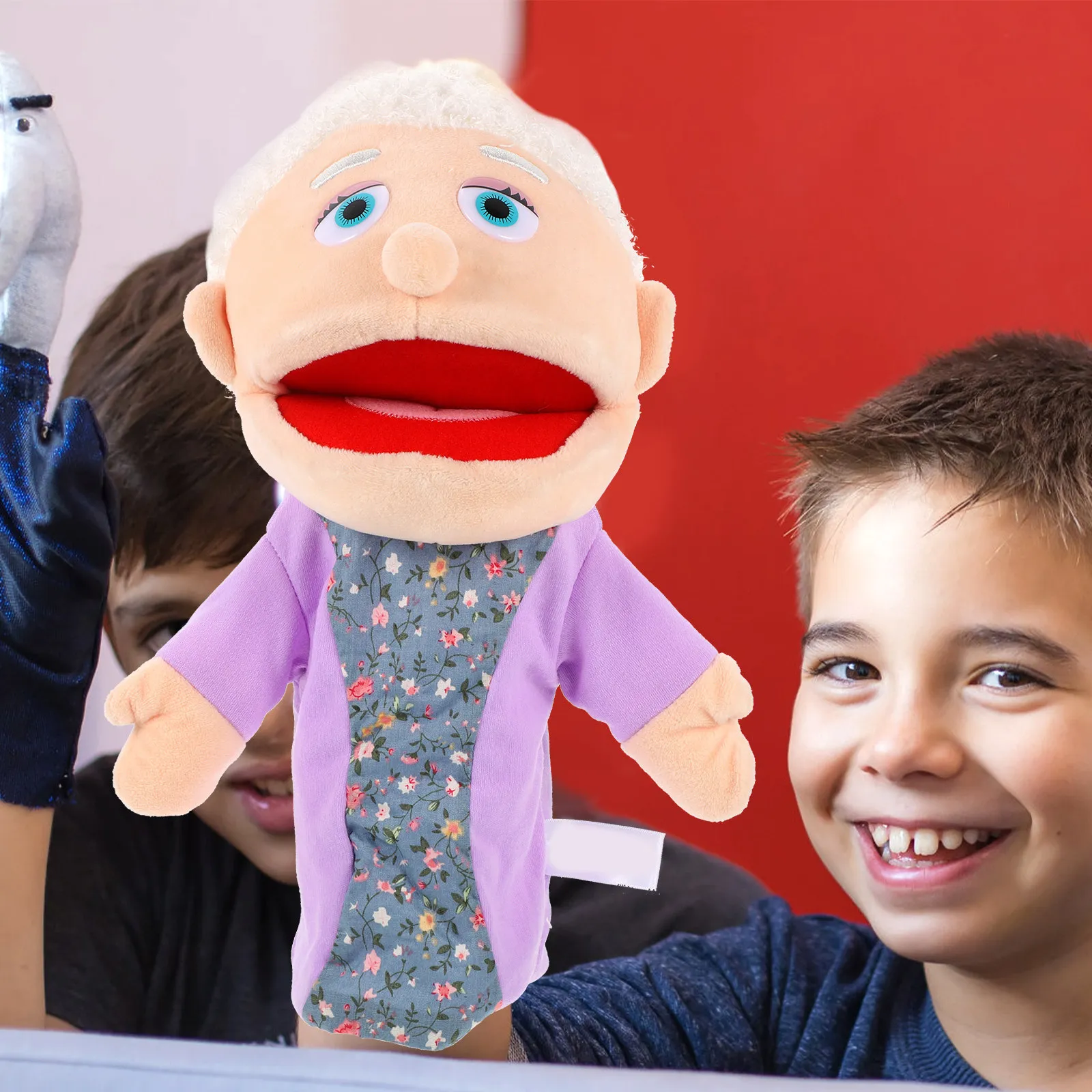 

Lifelike Hand Puppet Creative Figure Puppet for Kids Educational Storytelling Enhance Parent Child Relationship