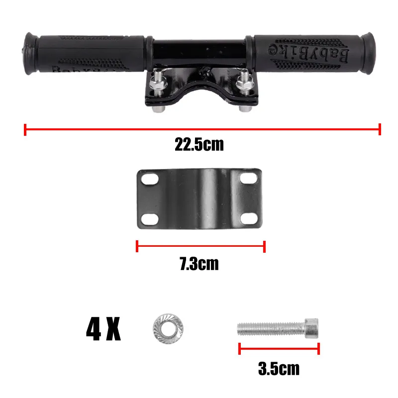 Manillar antideslizante para niños, soporte de barra de agarre ajustable para patinete eléctrico Xiaomi M365/Pro 1S, manillar de seguridad para niños