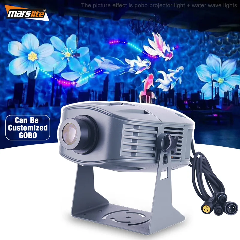 200W Waterproof Projector Logo Custom Led Advertising Light Building Gobo Projector Outdoor Advertising Lights