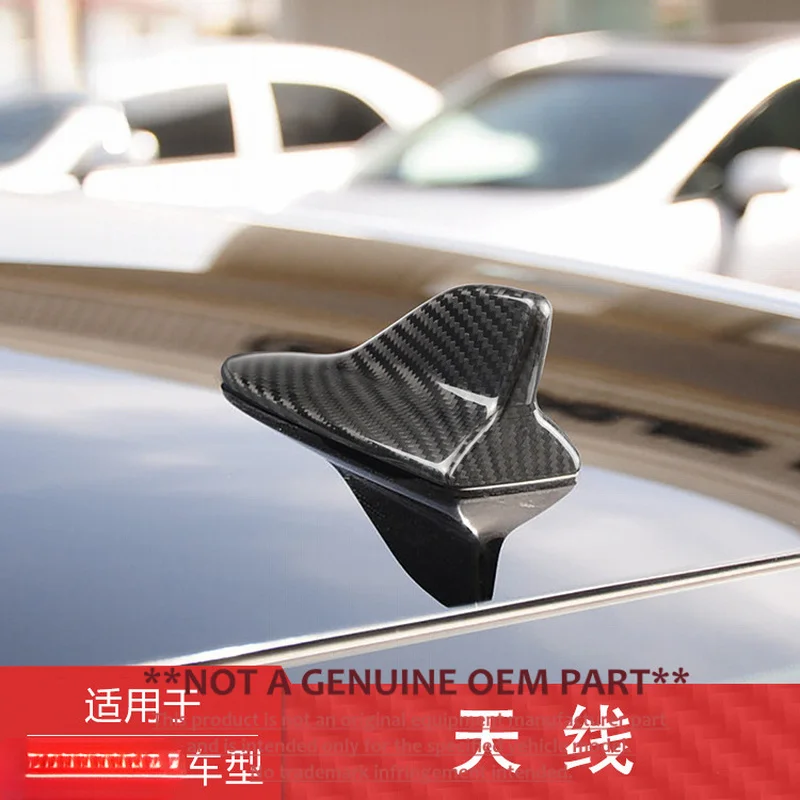 For Lexus LS LX ES Carbon Fiber Shark Fin Antenna Cover Exterior Modification Accessories