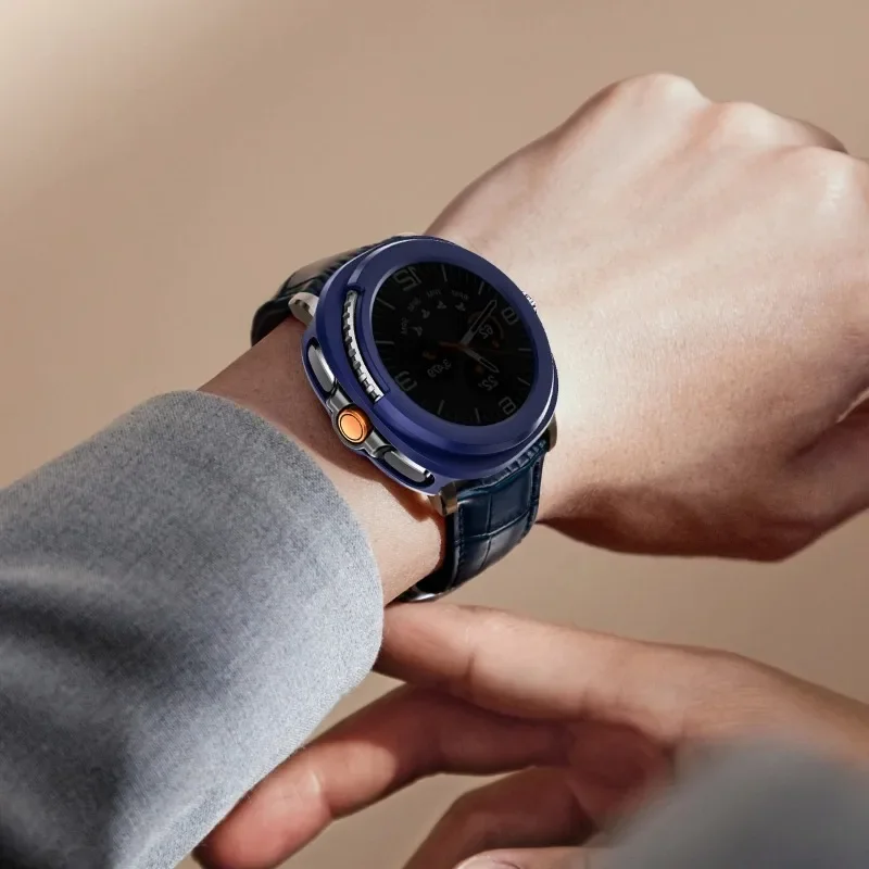 Nueva funda protectora de pantalla de PC de privacidad para Samsung Galaxy Watch 8Classic 46mm carcasa de vidrio templado para Galaxy Watch 8Classic