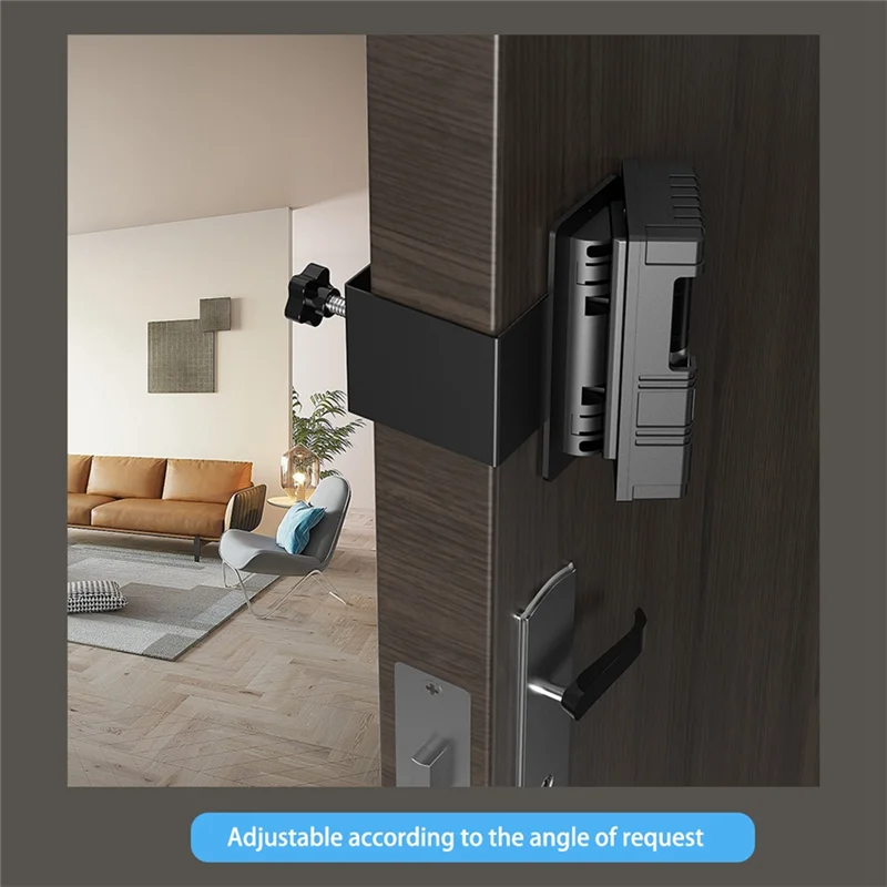 AD41-مكافحة سرقة جرس باب يتضمن شاشة عرض فيديو جبل الباب ل Ring جرس باب يتضمن شاشة عرض فيديو 1/2/3/3 Plus/4/2020/2023 جرس الباب جبل تصاعد