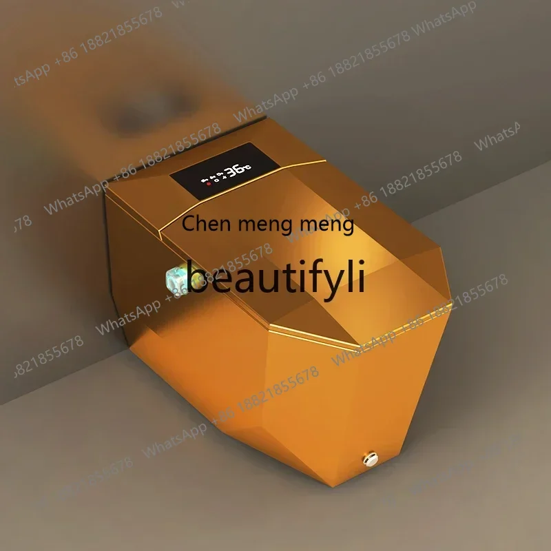 182QQDiamond-shaped local tyrant gold smart toilet high-end premium paint surface