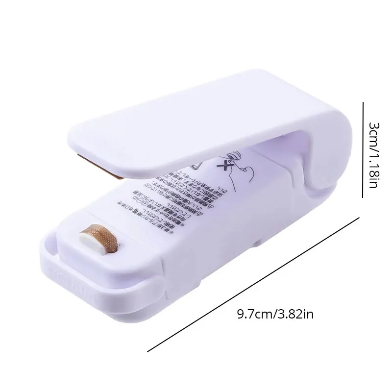 Mini Heat Bag Sealing Machine Package Sealer Bags Thermal Plastic Food Bag Closure Portable Sealer Packing