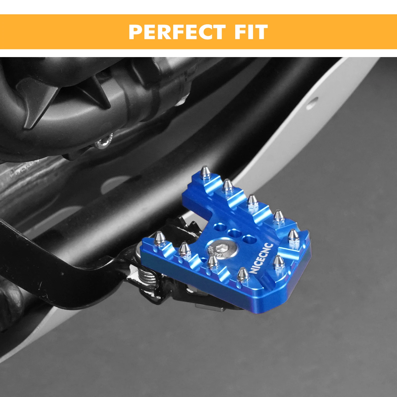 NICECNC Fußrasten-Verlängerung für Yamaha Tenere 700 2019-2024, Fußhebel, Bremshebel, Pedalverlängerung – Detail 15