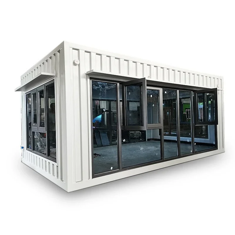 Outdoor mobile container bed and breakfast, temporary rest living office container