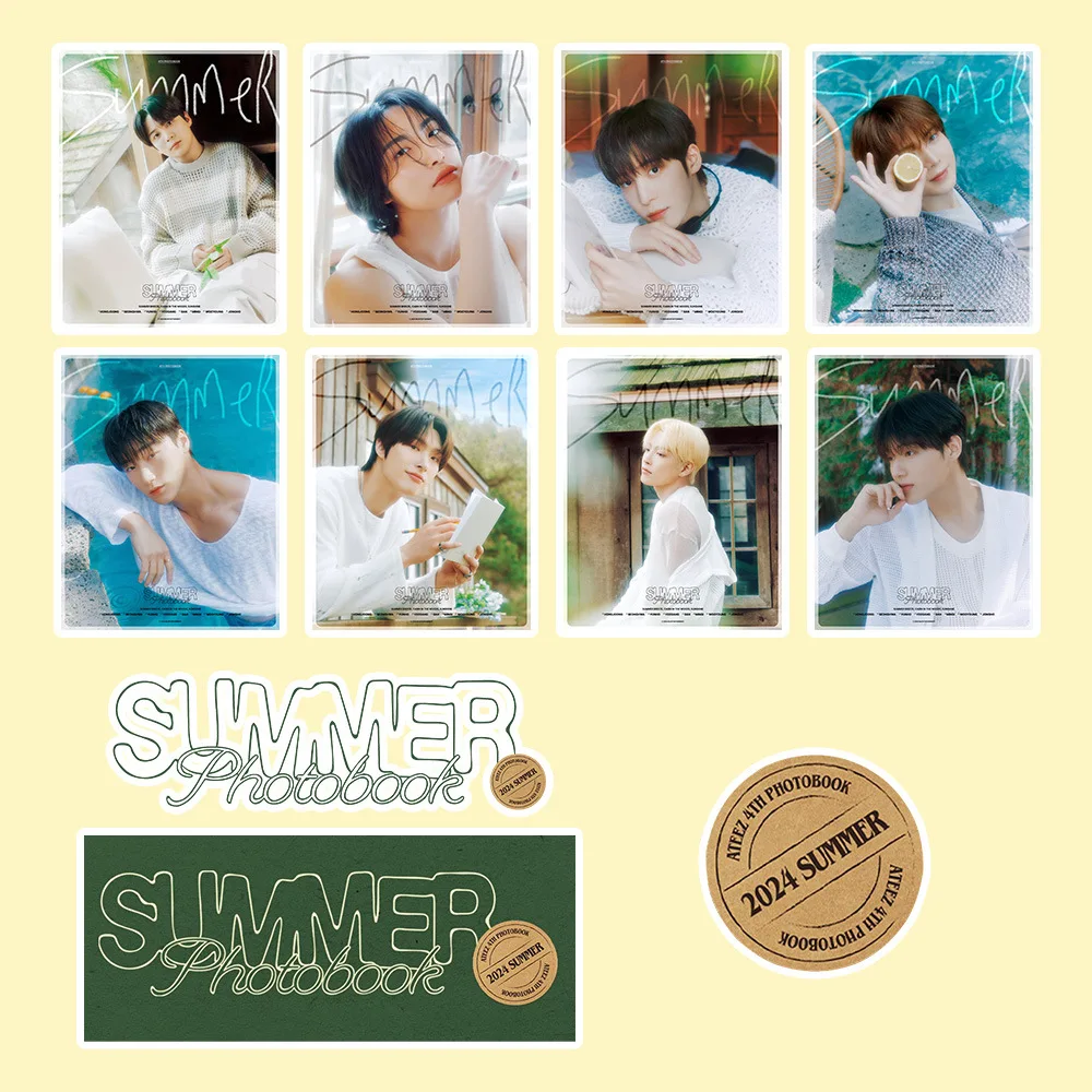 98 Stks/set Teez Sticker Nieuw Album 2024 Zomer Fotoboek Stickers Computer Tablet Decoratie Yeosang San Jongho Mingi Fans Geschenken