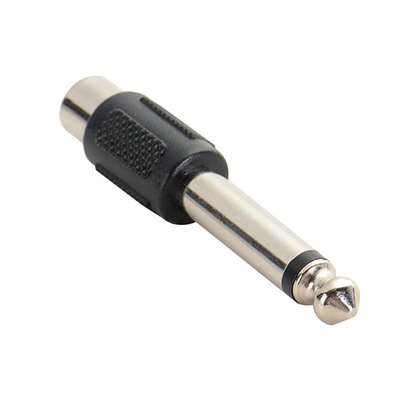 2/5/10pcs RCA Female Socket Jack To 6.35mm 1/4