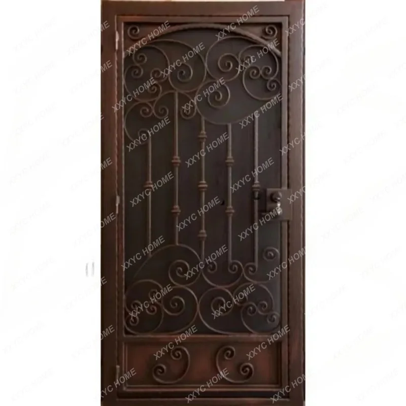 XX Customization Factory Wholesale Iron Door Design Pictures Iron Doors Door Wrought Iron