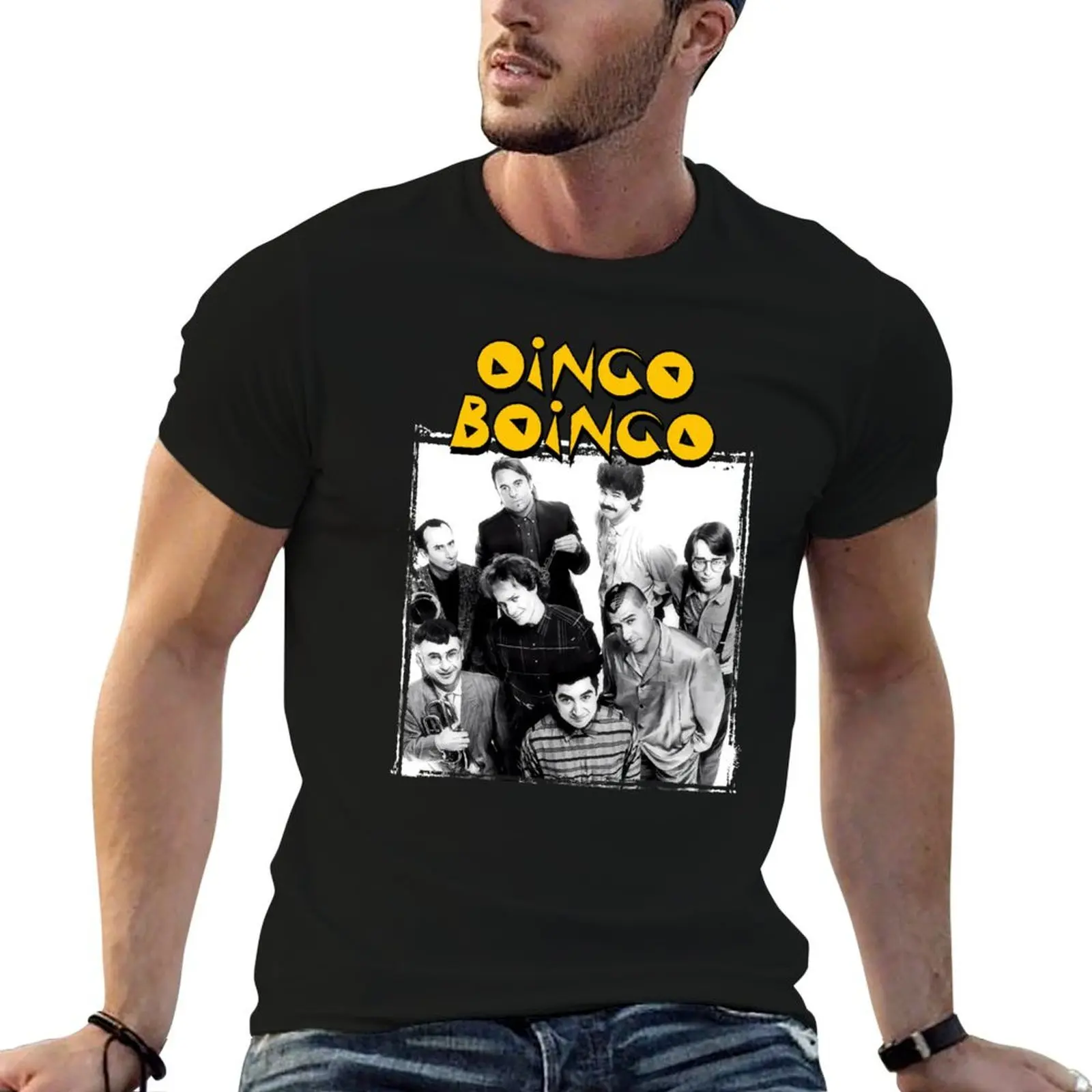 Oingo Boingo T-Shirt funny t shirts dark humor t shirt man designer t shirts for man cotton funny T-shirt