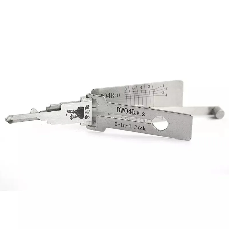 Original Lishi DW05/CH1 and  DWO4R V.2 (8-CUT) 2 in1 Decoder and Pick for Buick Chevrolet