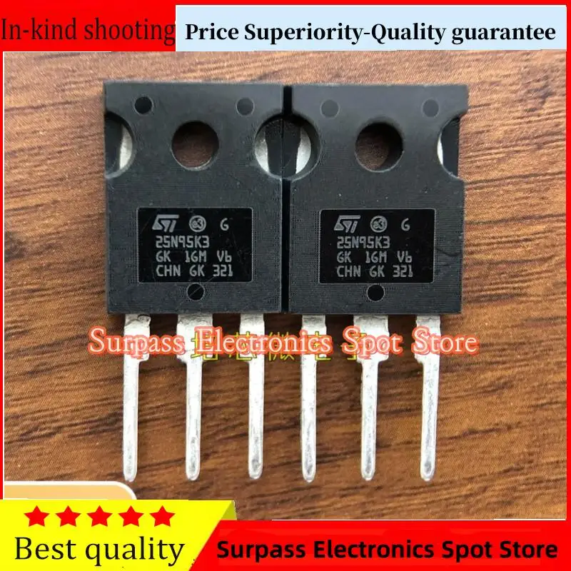 

10PCS-100PCS STW25N95K3 25N95K3 22A/950V N TO247 Price Superiority-Quality guarantee