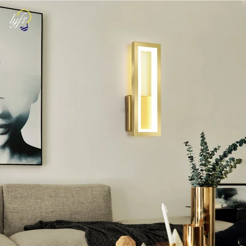 

LED Wall Lamp Indoor Lighting Fixture For Bedroom Bedside Living Room Aisle Lighting Home Decorations Modern Wall Light Sconce