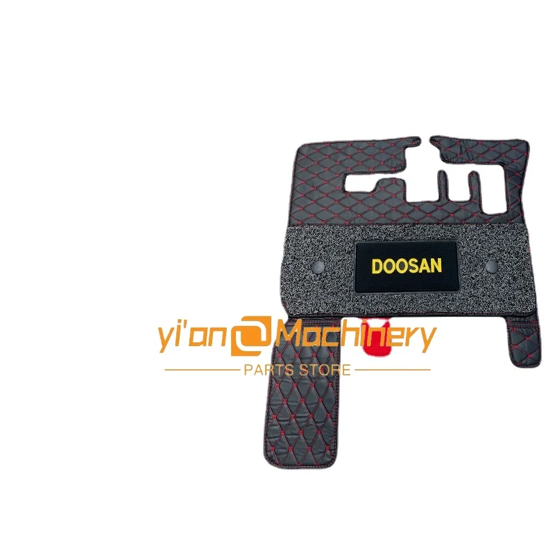 Floor mats Doosan Wheel excavation Special foot pad DX55/60 /150W /210w-9C-ECO cab carpet silk ring