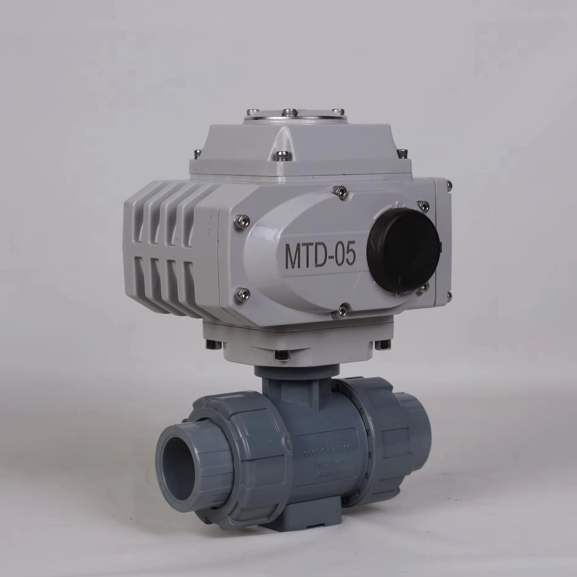 

Leadwin PVC Modulating Electric 3-Way Automatic Ball Valve High Temperature Water/Gas Control IP67 Rated Aluminum Alloy Actuator