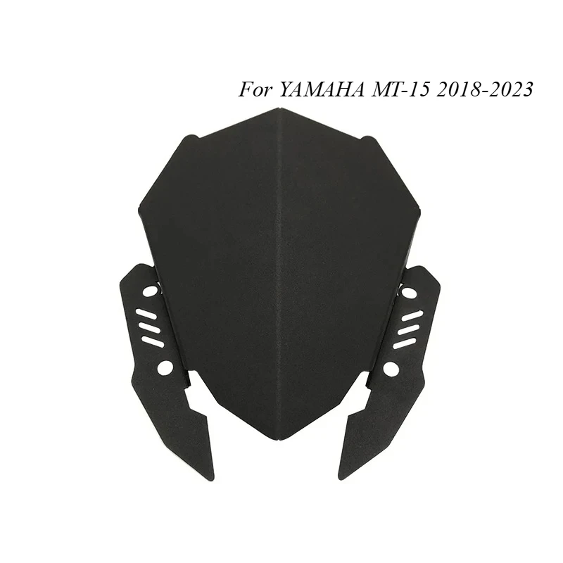 

For YAMAHA MT-15 Windscreen Deflector MT15 mt15 2018-2023 2022 2021 2020 Motorcycle Accessories Windshield Aluminum Fairing