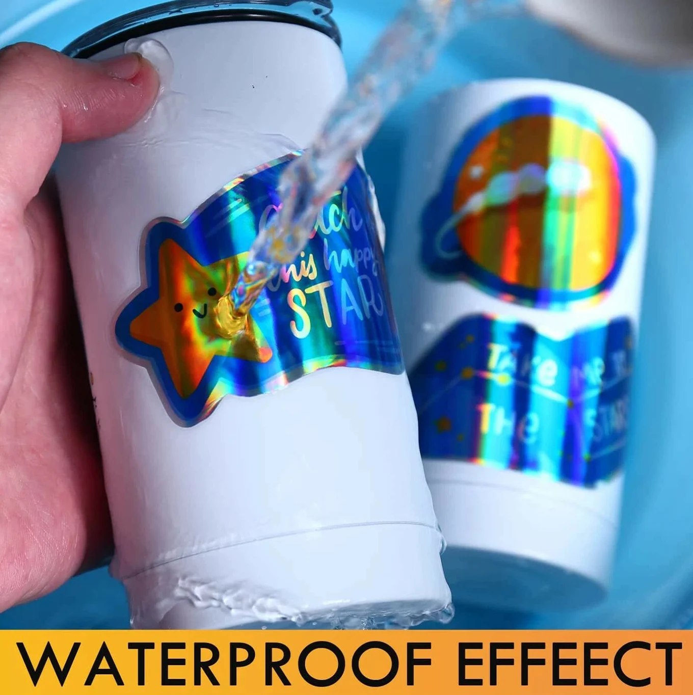 40 ورقة مقاس A4 (8.3 × 11.7 بوصة) ورق لاصق ثلاثي الأبعاد للطابعة النافثة للحبر، ورق لاصق فينيل ذاتي اللصق مقاوم للماء