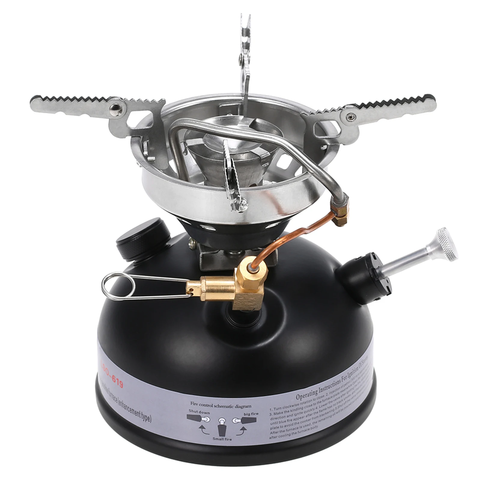 Portable Outdoor Camping Mini Gasoline Stove Liquid Fuel Alcohol Diesel Oil Stove