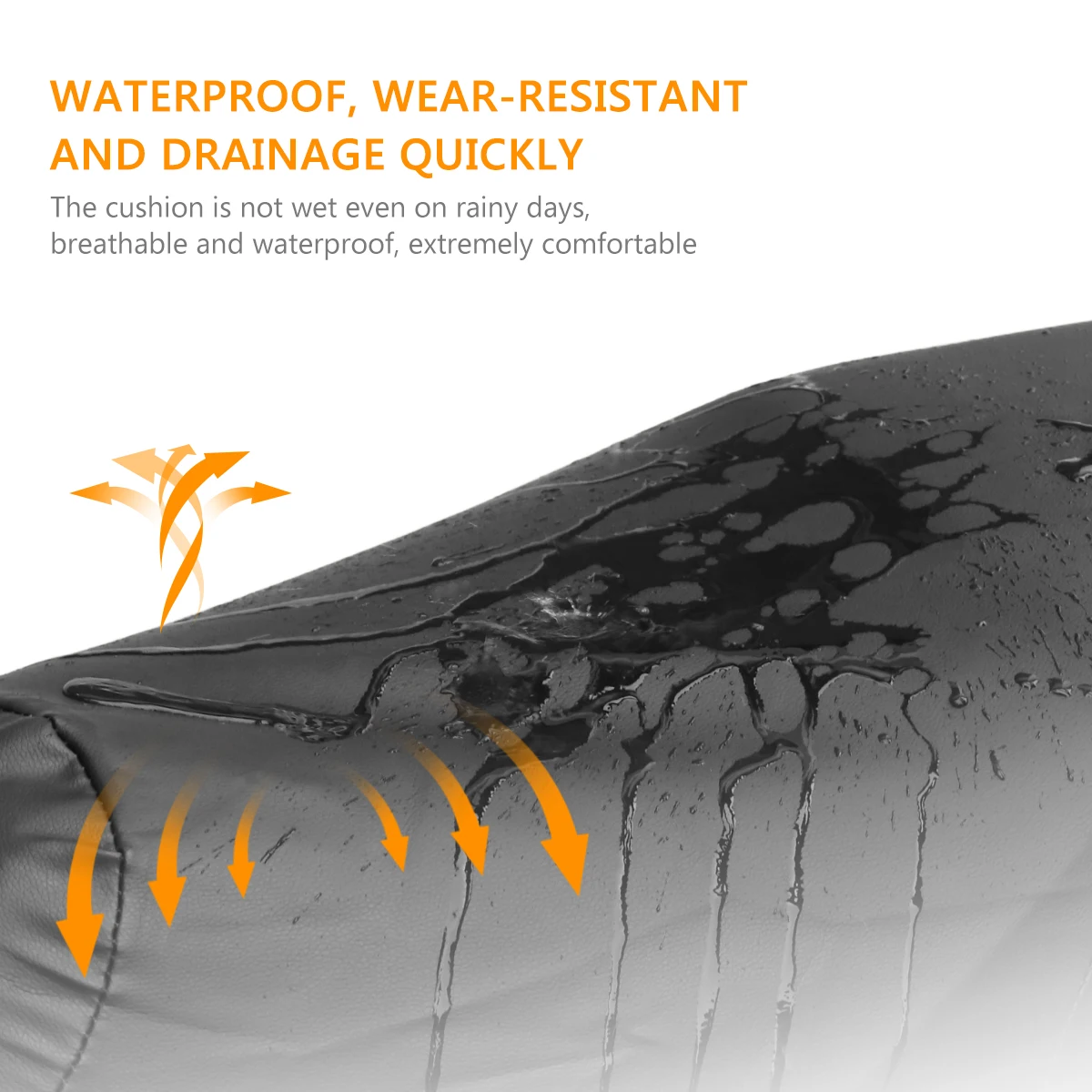 

Waterproof Seat Cover Cushion Electric Motorcycle Saddle Pad Soft Ergonomic Shock Absorbing Non Breathable Easy