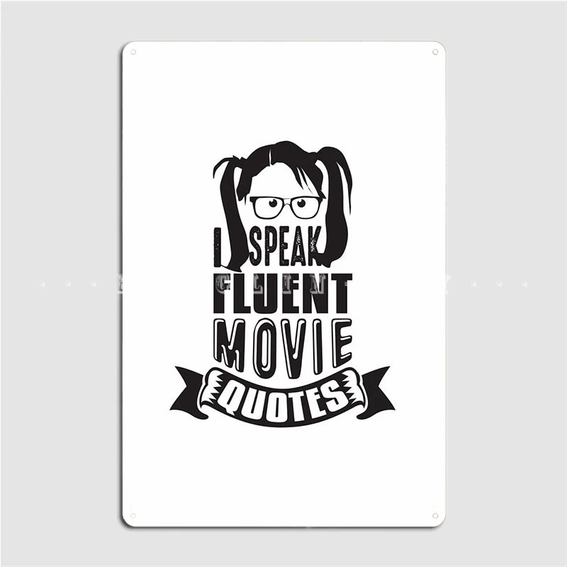 Fluent Geek Metal Plaque Poster Plaques Living Room Funny Cinema Garage Tin Sign Poster