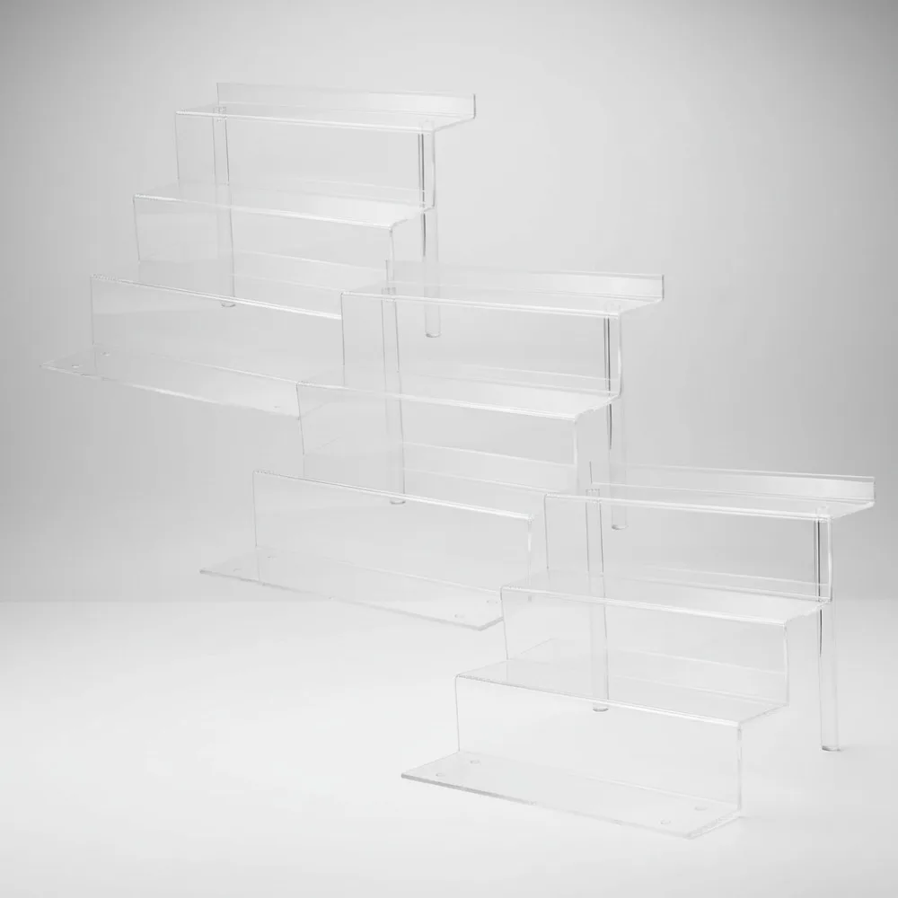 12 Inch Acrylic Shelf 4 Tier Display Stand for Perfume Organizer Funko POP Collection Decoration