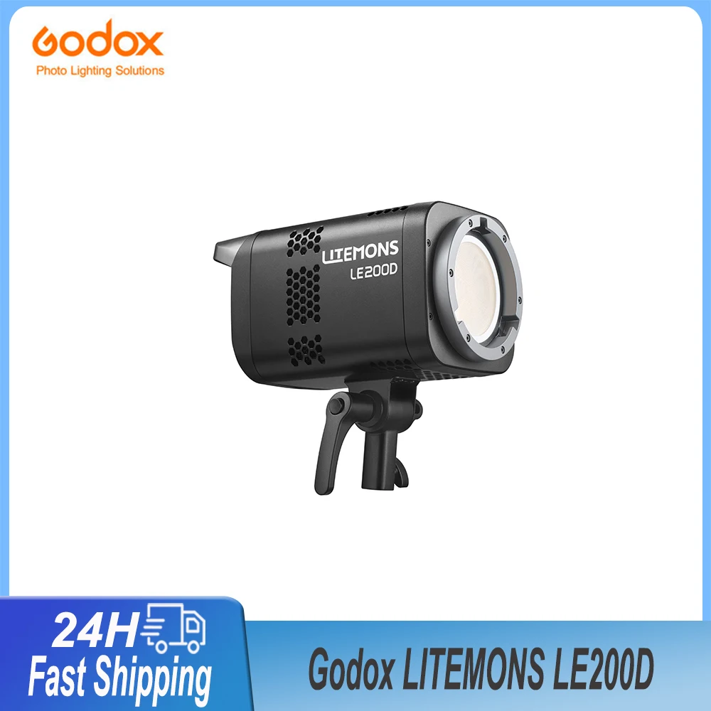 

Светодиодный видеосвет GODOX Litemos LE200D: Универсальный дизайн, мгновенная NFC-связь, ультрахолодный свет, бесшумная работа, крепление Bowens, белый цвет