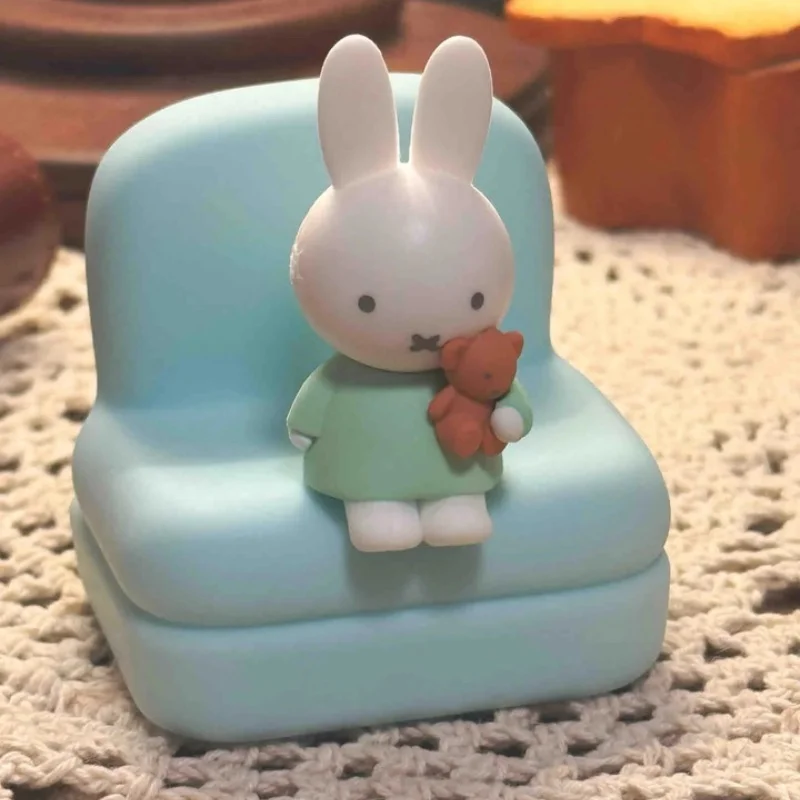 

In Stock Miffy Sofa Blind Box 2nd Generation Official Replica Doll Figure Souvenirs Charm Collectible Gift Series Ornaments