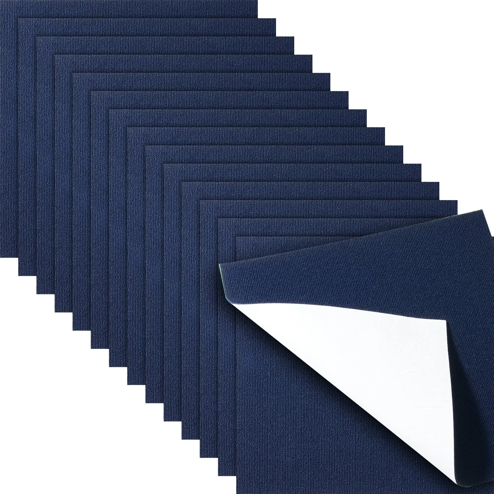 

Carpet Tiles Peel And Stick, 24” X 24” Squares Self Adhesive Carpet Floor Tile, Soft Padded Carpet Tiles, Easy Install DIY For