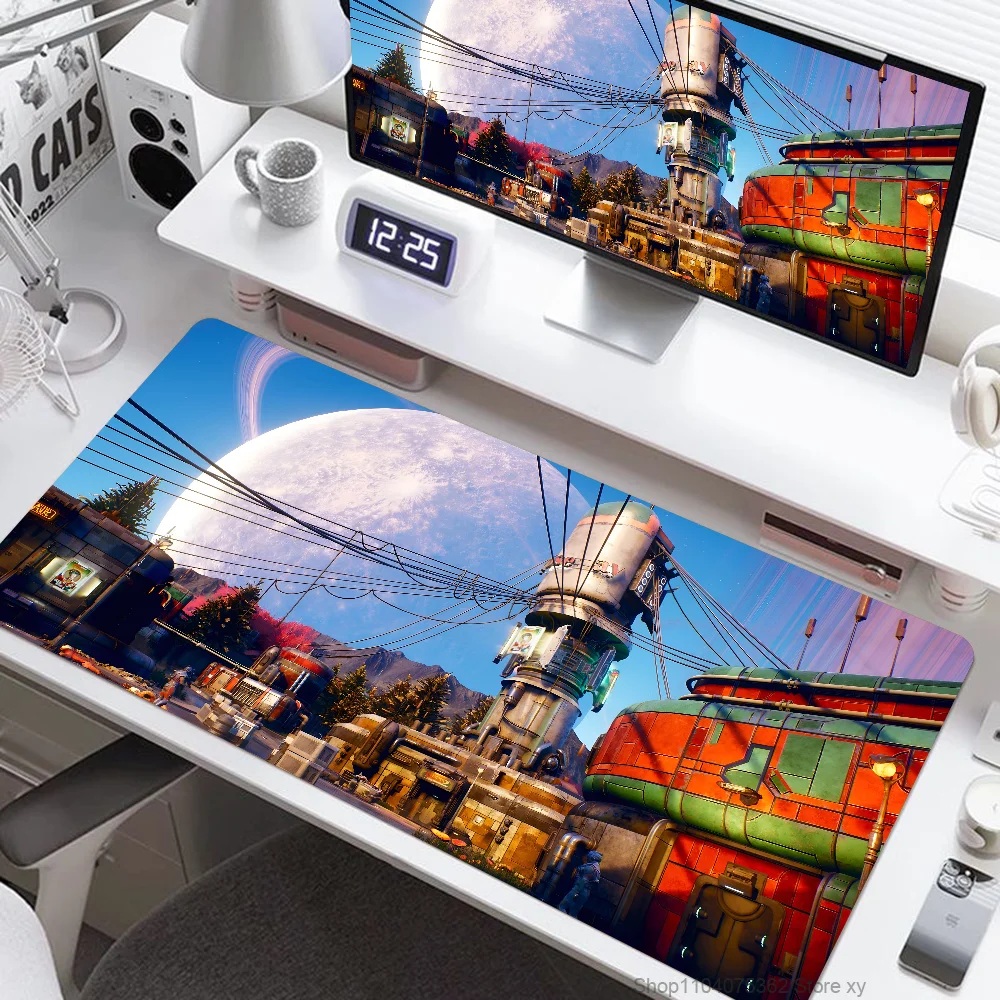 The Outer Worlds Game Mousepad Large Keyboard Desk Mat Gaming Mouse Pad LockEdge Non-slip Mat