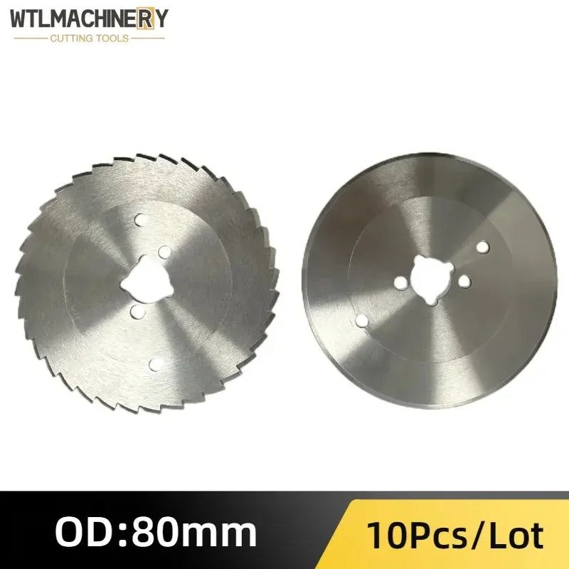 

10Pcs Shawarma Stainless Steel Round Blade 80mm for Kebab Slicer Doner Kebab Toothed Knife