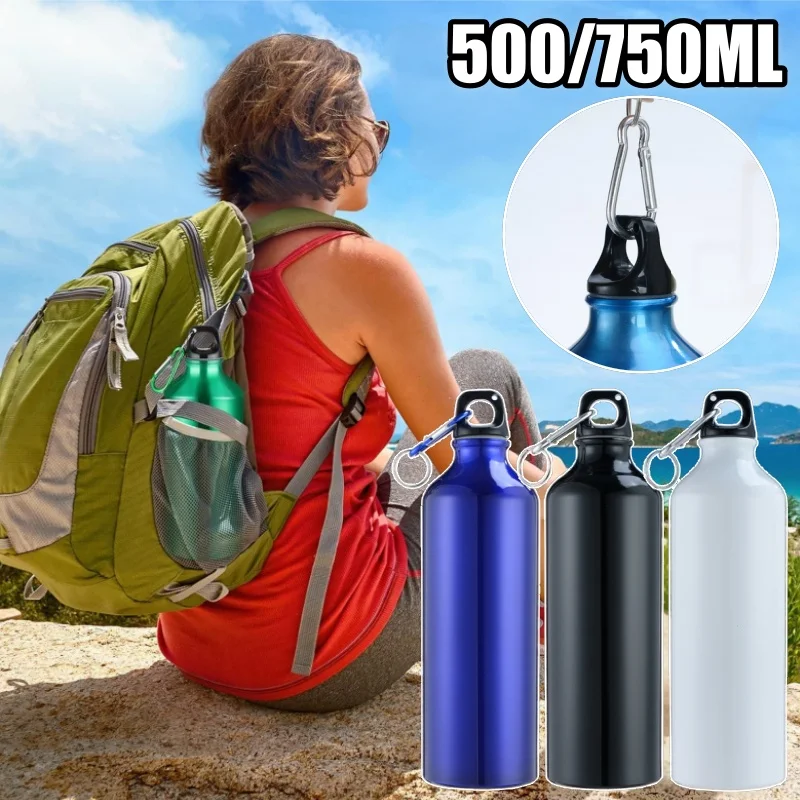 High Capacity Aluminum Sports Water Bottle For Outdoor Activities Biking Trekking Jogging Non Spill Insulated Metal Canteen