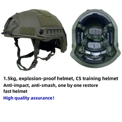 Explosion-proof helmet FAST Fiberglass helmet Training helmet CS Club Military Fan helmet Fast helmet adjustable wear helmet
