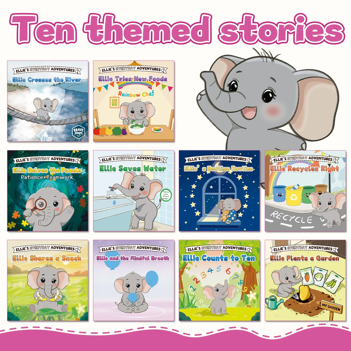 

[Genuine In-Stock] Children's English Storybook, Early Learning Picture Book, Emotional Growth and Daily Habits Reading Book