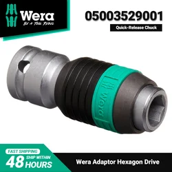 WERA Tools 05003529001 8784 A1 Zyklop Bit Adaptor Hexagon Drive 1/4