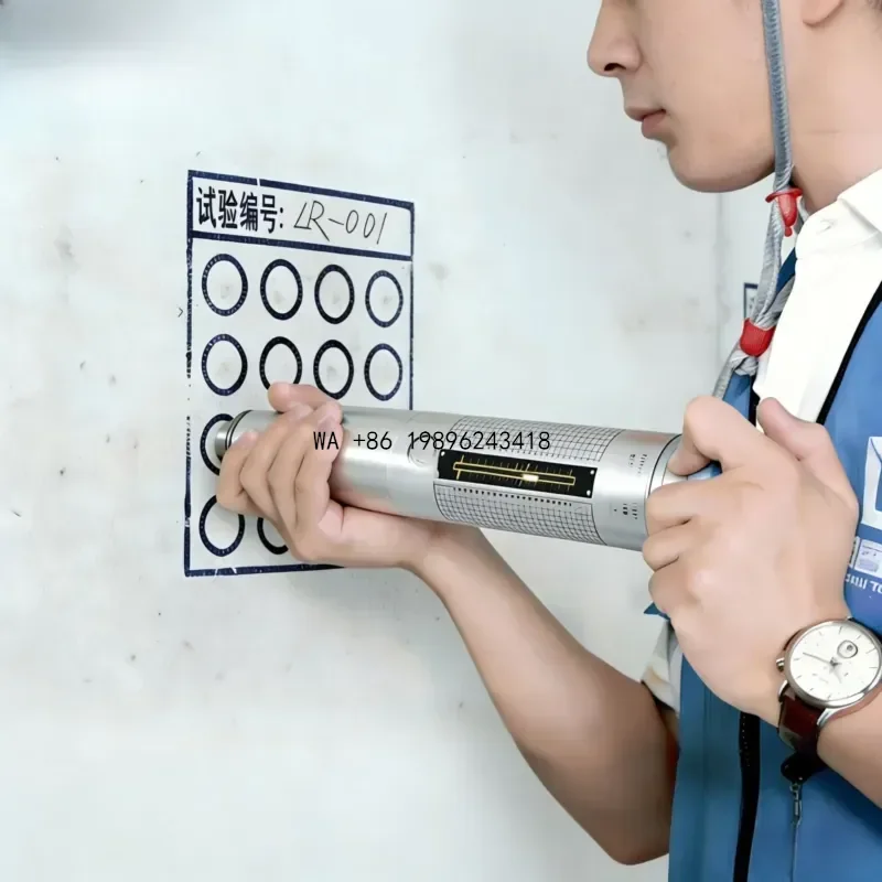 Wmwmnu for HT-225 Concrete Rebound Test Hammer Portable Schmidt Hardness Tester High Polymer Shell Resiliometer Testing
